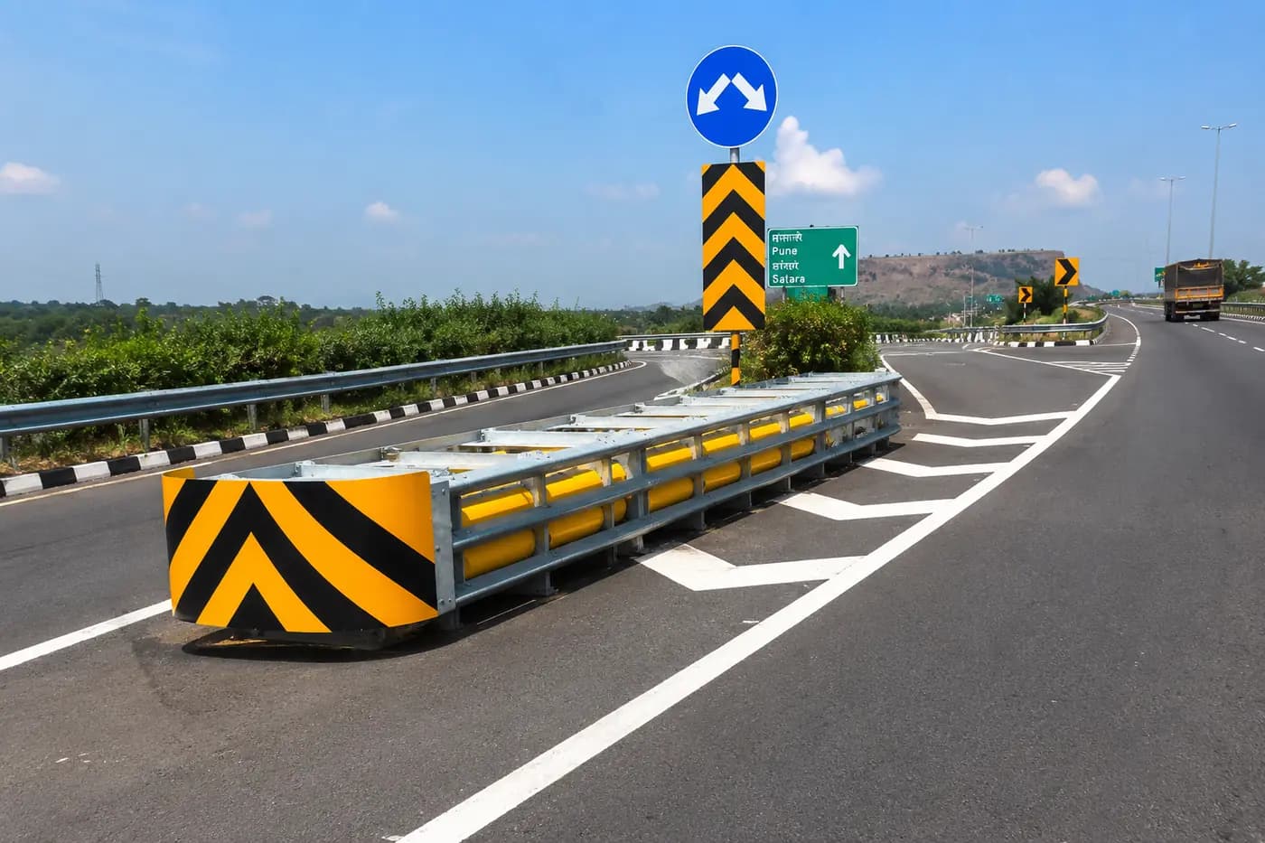 Attenuator Manufacturers — manufactured by YNM Safety, road marking and road safety products