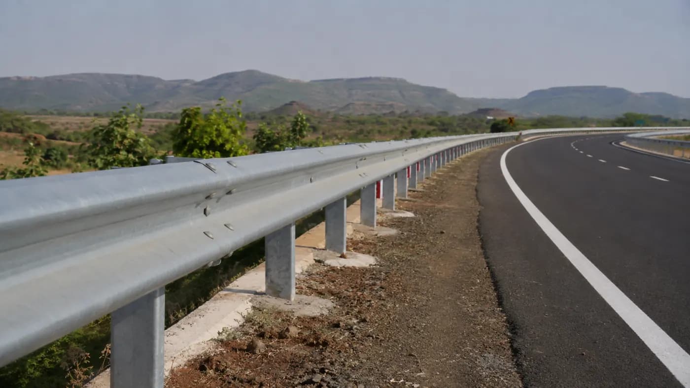 W Beam Crash Barrier Manufacturers — manufactured by YNM Safety, road marking and road safety products