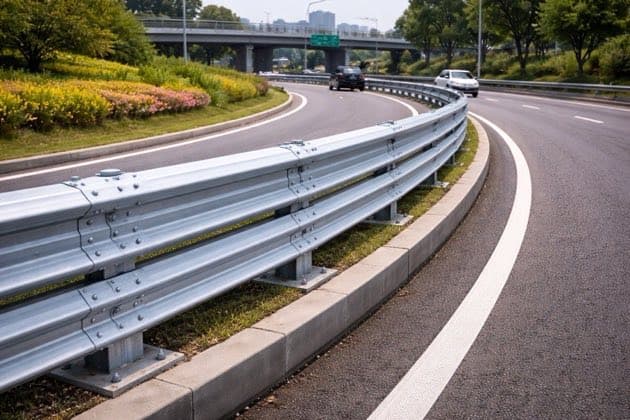 Double W Beam Crash Barriers - YNM Safety | Hot Thermoplastic Paint Manufacturers India - Image 4