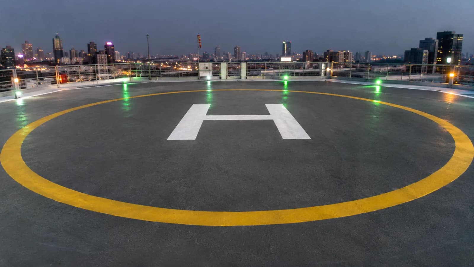 Precision helipad markings — tender checklist for four paint systems
