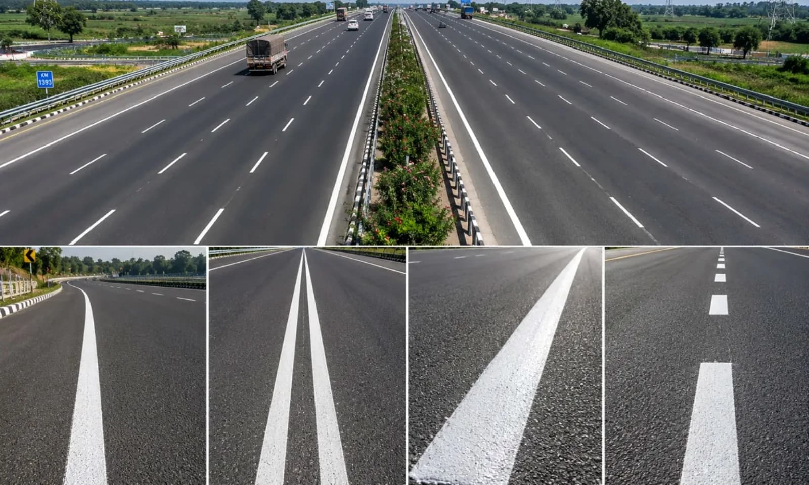 Hot Thermoplastic Road Marking Paint by YNM Safety — Hot Thermoplastic Paint Manufacturers, Hyderabad India