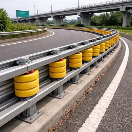 Roller Beam Crash Barriers - YNM Safety | Hot Thermoplastic Paint Manufacturers India - Image 6