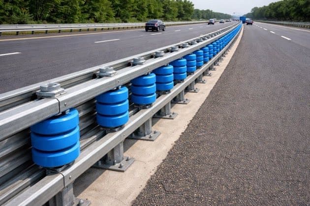 Roller Beam Crash Barriers - YNM Safety | Hot Thermoplastic Paint Manufacturers India - Image 3