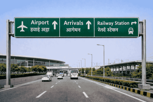 Retro Reflective Gantry Signage - YNM Safety | Hot Thermoplastic Paint Manufacturers India - Image 5