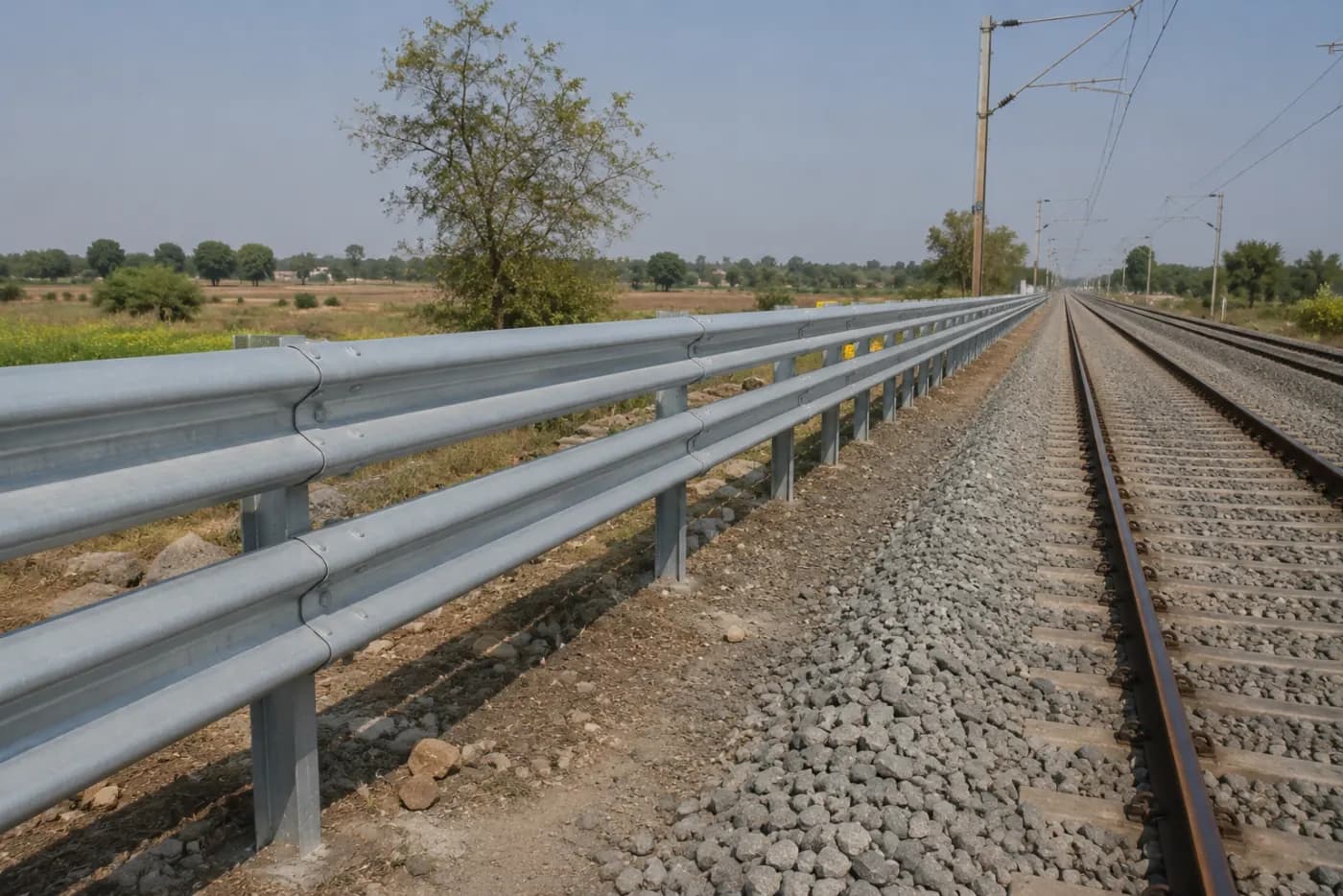 Double W Beam Crash Barriers Manufacturers — manufactured by YNM Safety, road marking and road safety products
