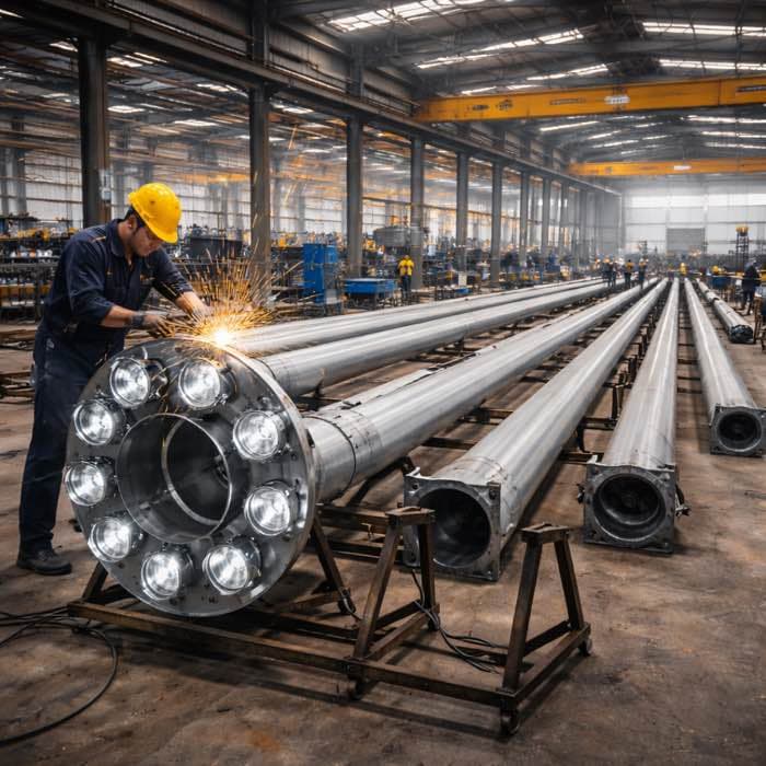 High Mast - YNM Safety Fabrication | Hot Thermoplastic Paint & Road Marking Paint Manufacturers India