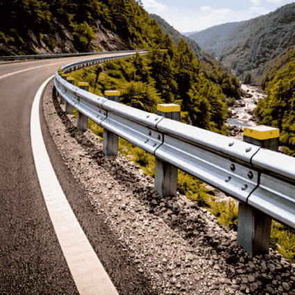 W Beam Crash Barrier - YNM Safety | Hot Thermoplastic Paint Manufacturers India - Image 6