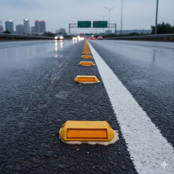 Road Stud - ABS - YNM Safety Road Safety Furniture | Road Safety Equipment India