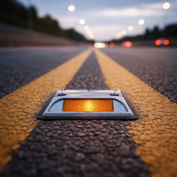 Road Stud - Aluminium - YNM Safety Road Safety Furniture | Road Safety Equipment India