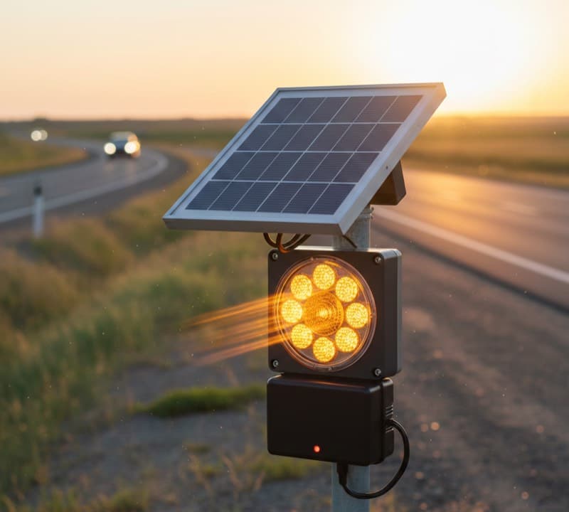 Solar Blinker - YNM Safety Road Safety Furniture | Road Safety Equipment India