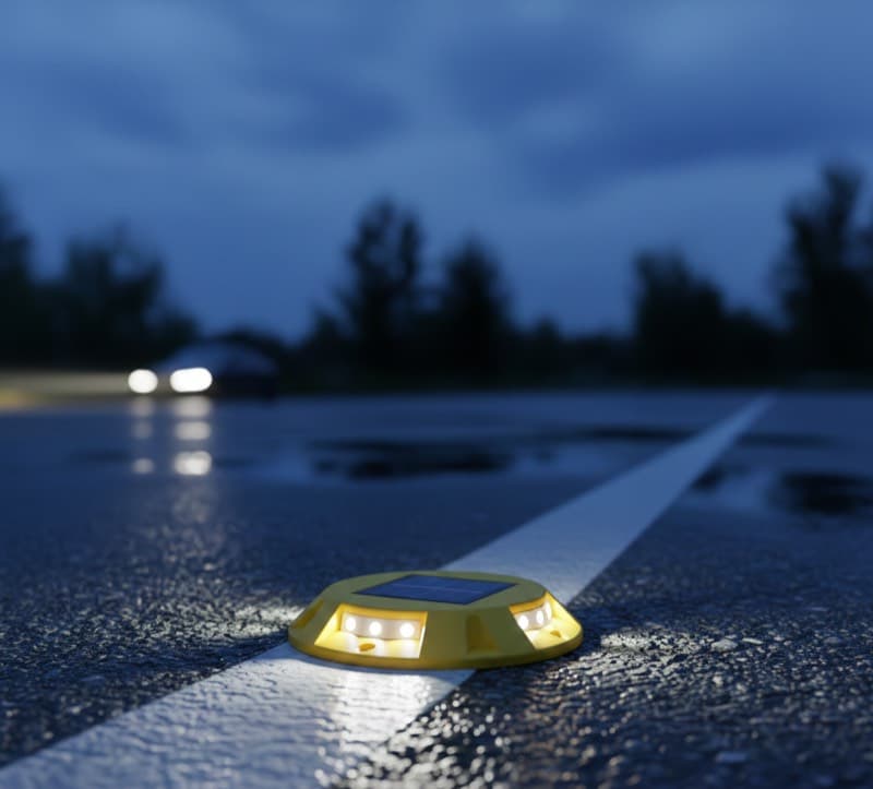 Solar Stud - ABS - YNM Safety Road Safety Furniture | Road Safety Equipment India