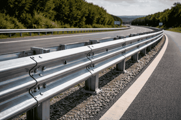 Thrie Beam Crash Barrier - YNM Safety Products India