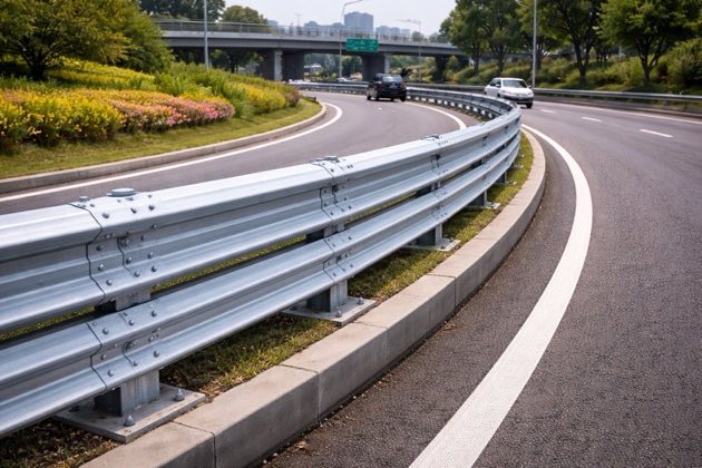 Double W Beam Crash Barriers - YNM Safety | Hot Thermoplastic Paint Manufacturers India - Image 4