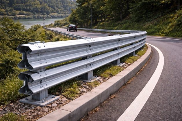 Double W Beam Crash Barriers - YNM Safety | Hot Thermoplastic Paint Manufacturers India - Image 6