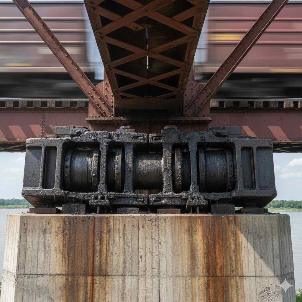 Bridge Bearings - YNM Safety Fabrication | Custom Steel Metal Fabrication India