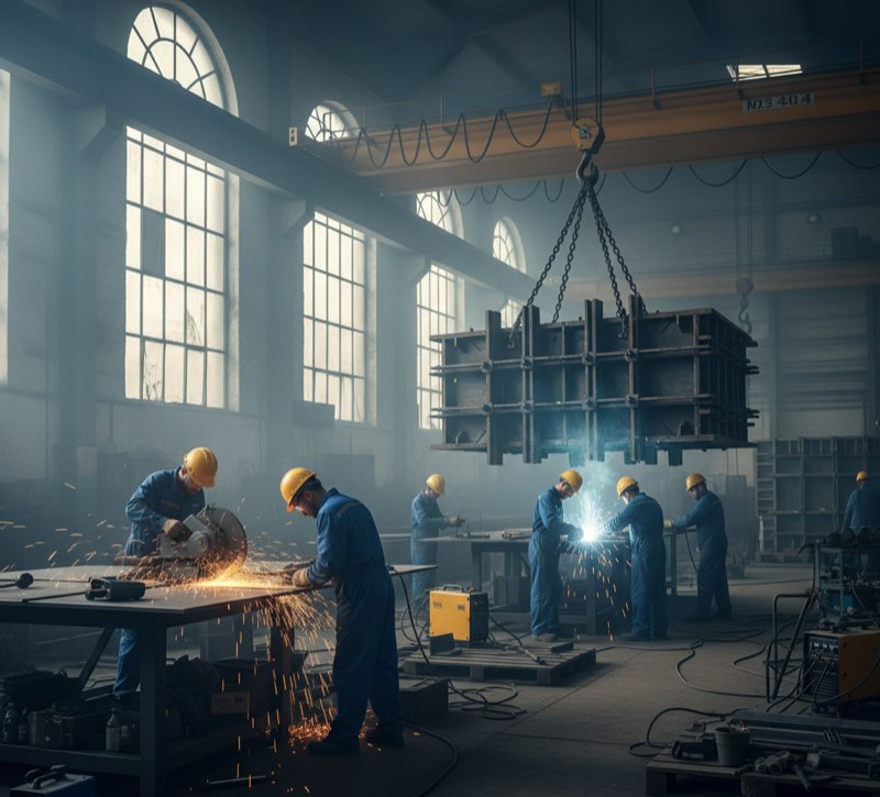 Shuttering Materials - YNM Safety Fabrication | Custom Steel Metal Fabrication India