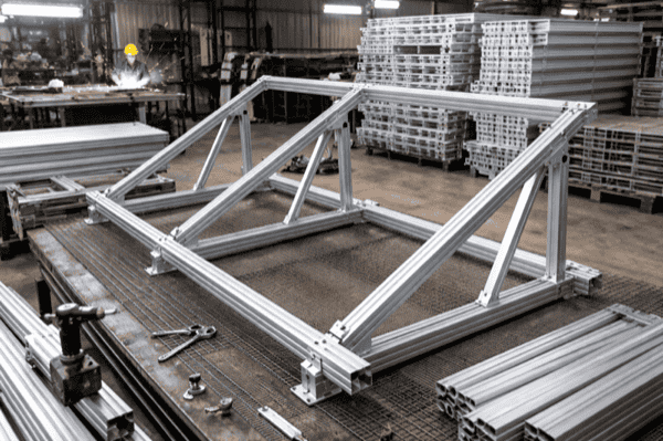 Solar Panel Structures / Frames - YNM Safety Fabrication | Custom Steel Metal Fabrication India