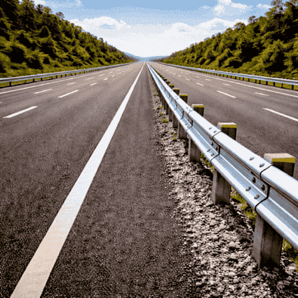 W Beam Crash Barrier - YNM Safety | Hot Thermoplastic Paint Manufacturers India - Image 4