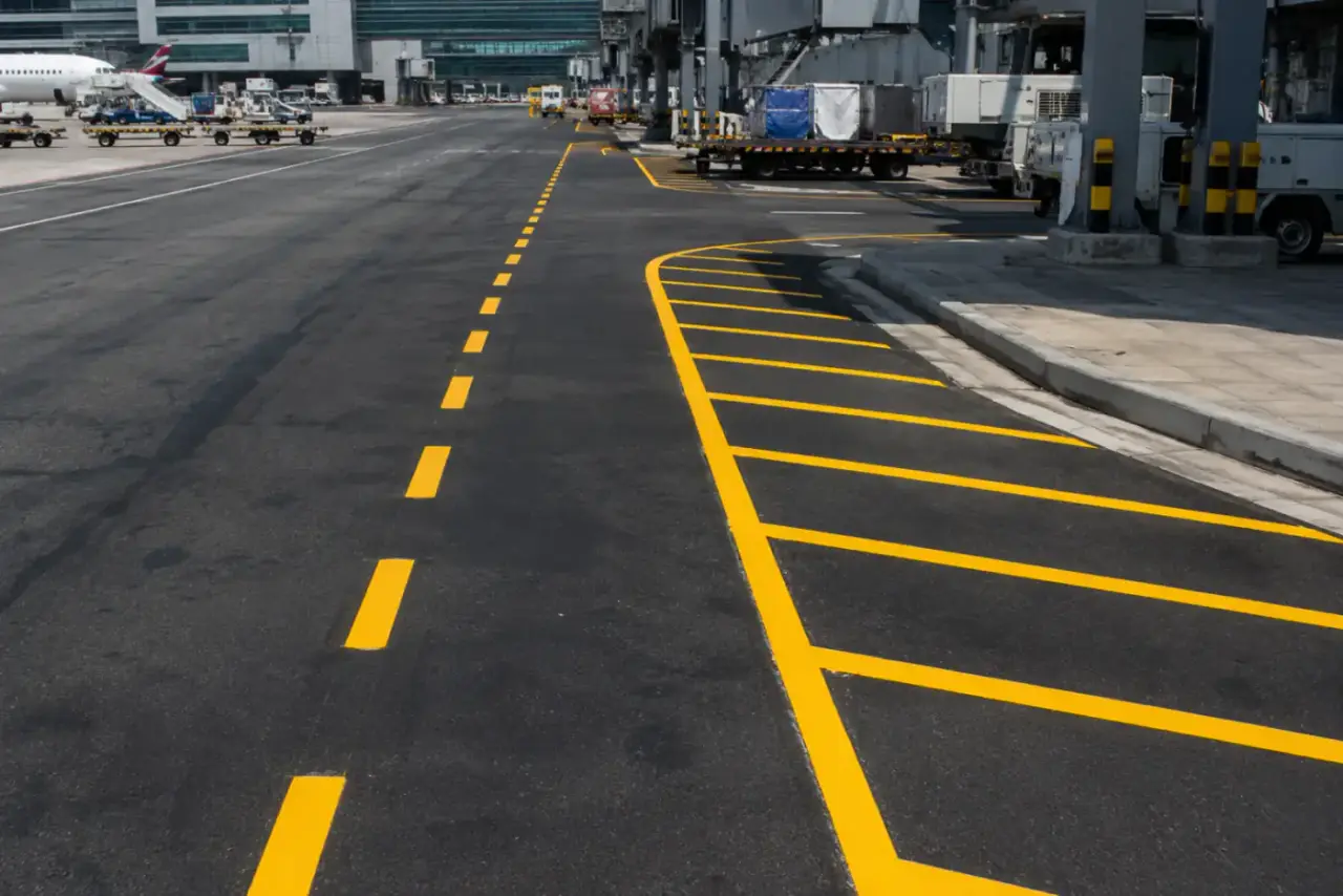 Service Road Marking