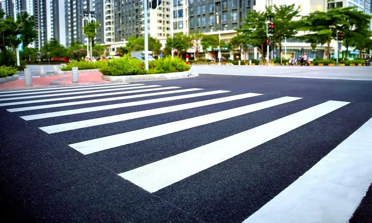 Pedestrian Zebra Crossing Marking