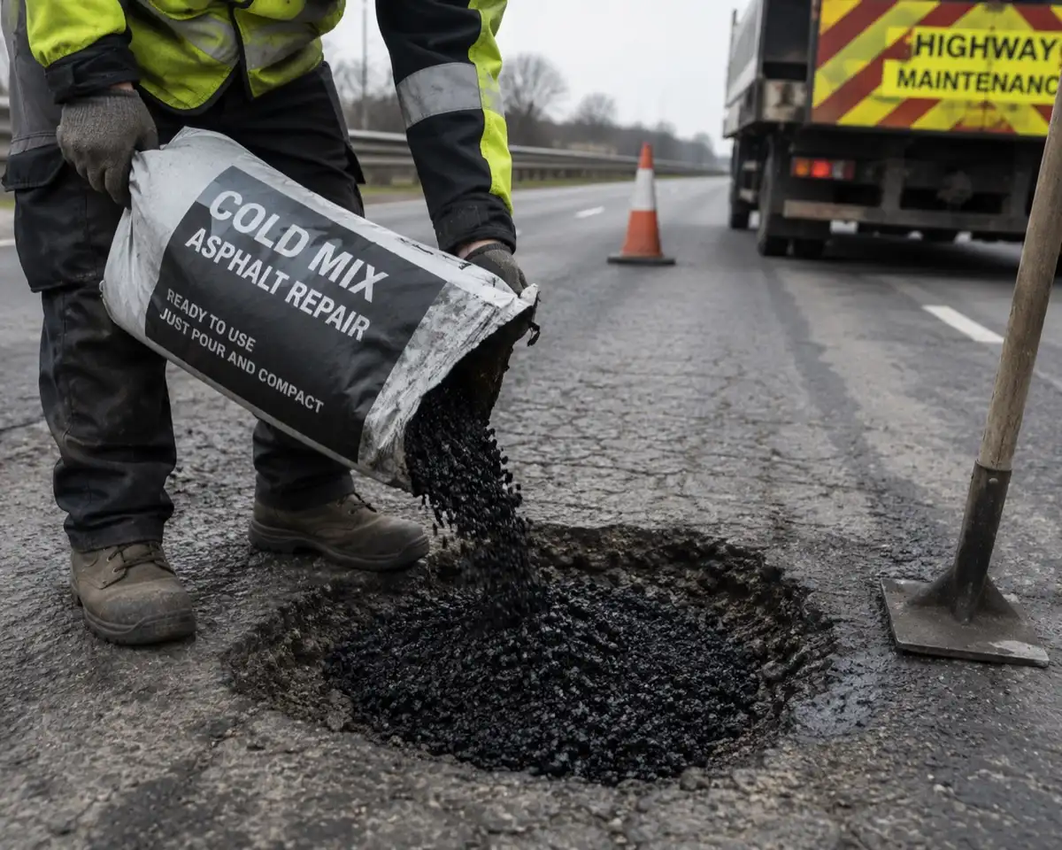 Cold Mix — manufactured by YNM Safety India, road marking and road safety products