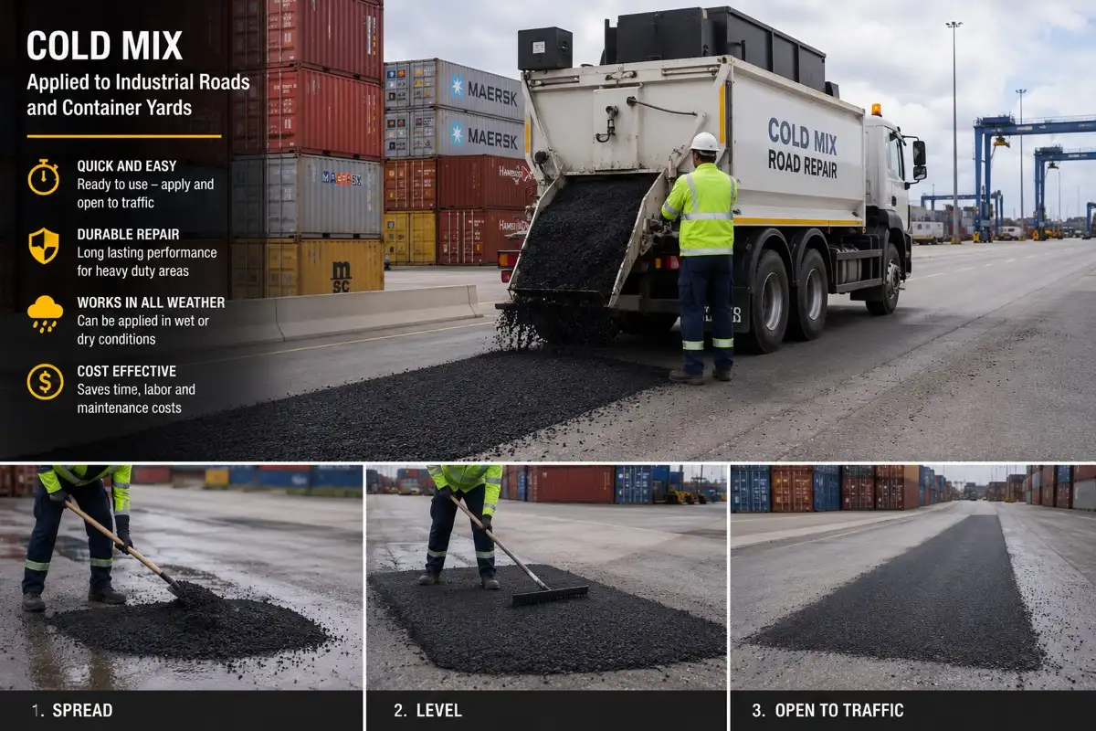 Cold Mix — manufactured by YNM Safety India, road marking and road safety products