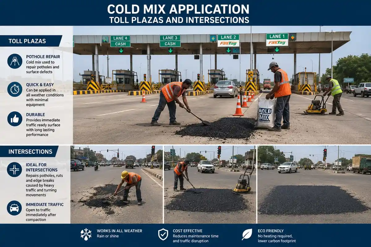 Cold Mix — manufactured by YNM Safety India, road marking and road safety products