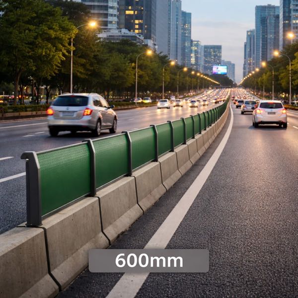 Antiglare Screen (600 mm) - YNM Safety Road Safety Furniture | Road Safety Equipment India