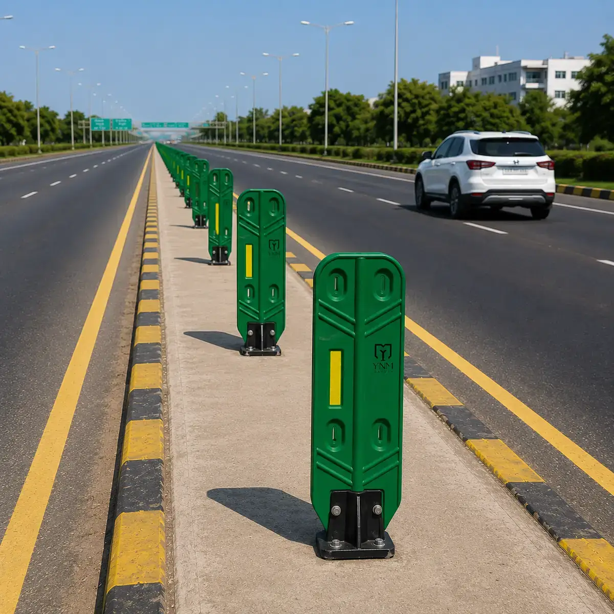 Road Anti Glare Screen Manufacturers - YNM Safety Road Safety Furniture | Road Safety Equipment India