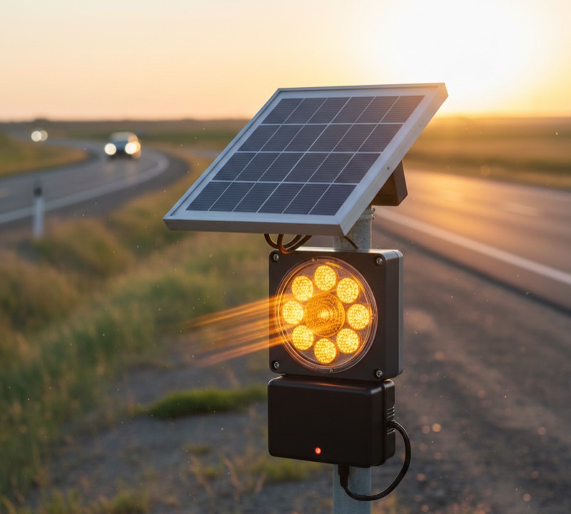 Solar Blinker - YNM Safety Road Safety Furniture | Road Safety Equipment India