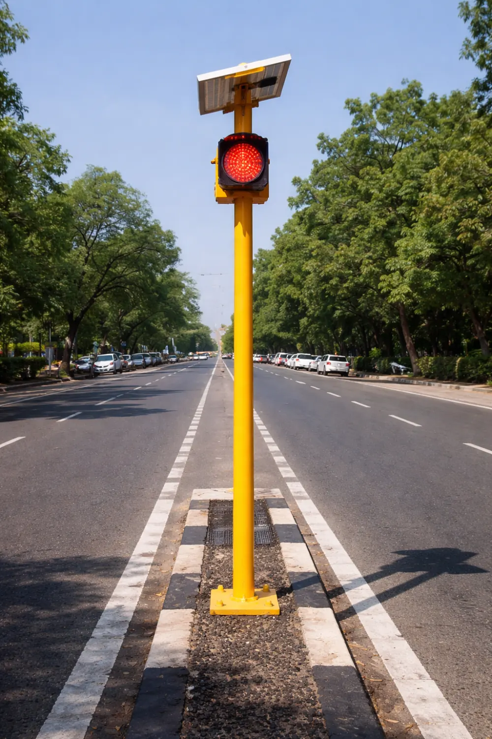 Solar Blinker Manufacturers - YNM Safety Road Safety Furniture | Road Safety Equipment India