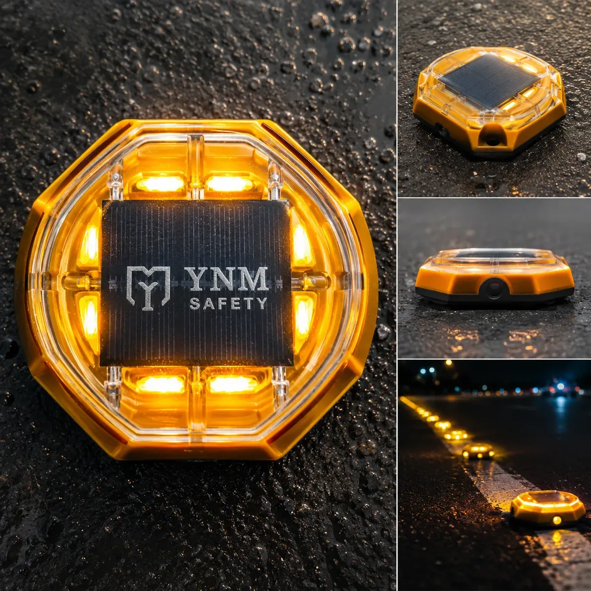 Solar Road Studs Manufacturers - YNM Safety Road Safety Furniture | Road Safety Equipment India