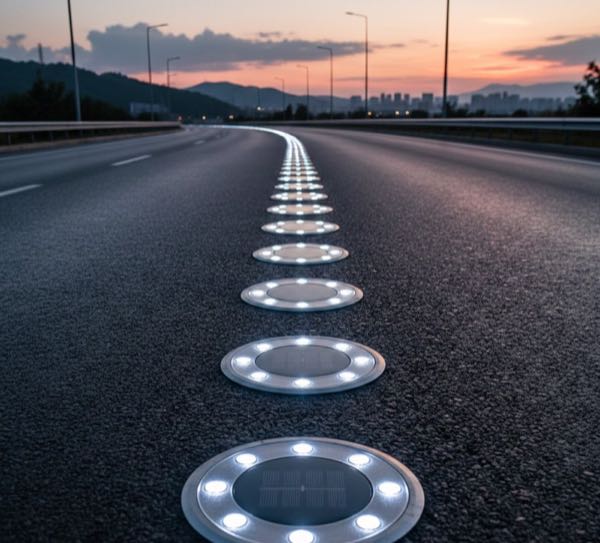 Solar Stud - Circular - YNM Safety Road Safety Furniture | Road Safety Equipment India