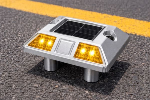 Solar Stud - Twin Shank - YNM Safety Road Safety Furniture | Road Safety Equipment India