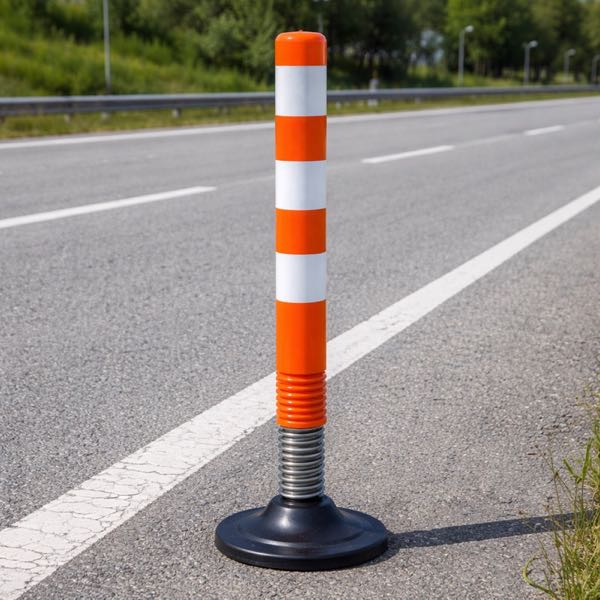 Spring Post (1000 mm) - YNM Safety Road Safety Furniture | Road Safety Equipment India