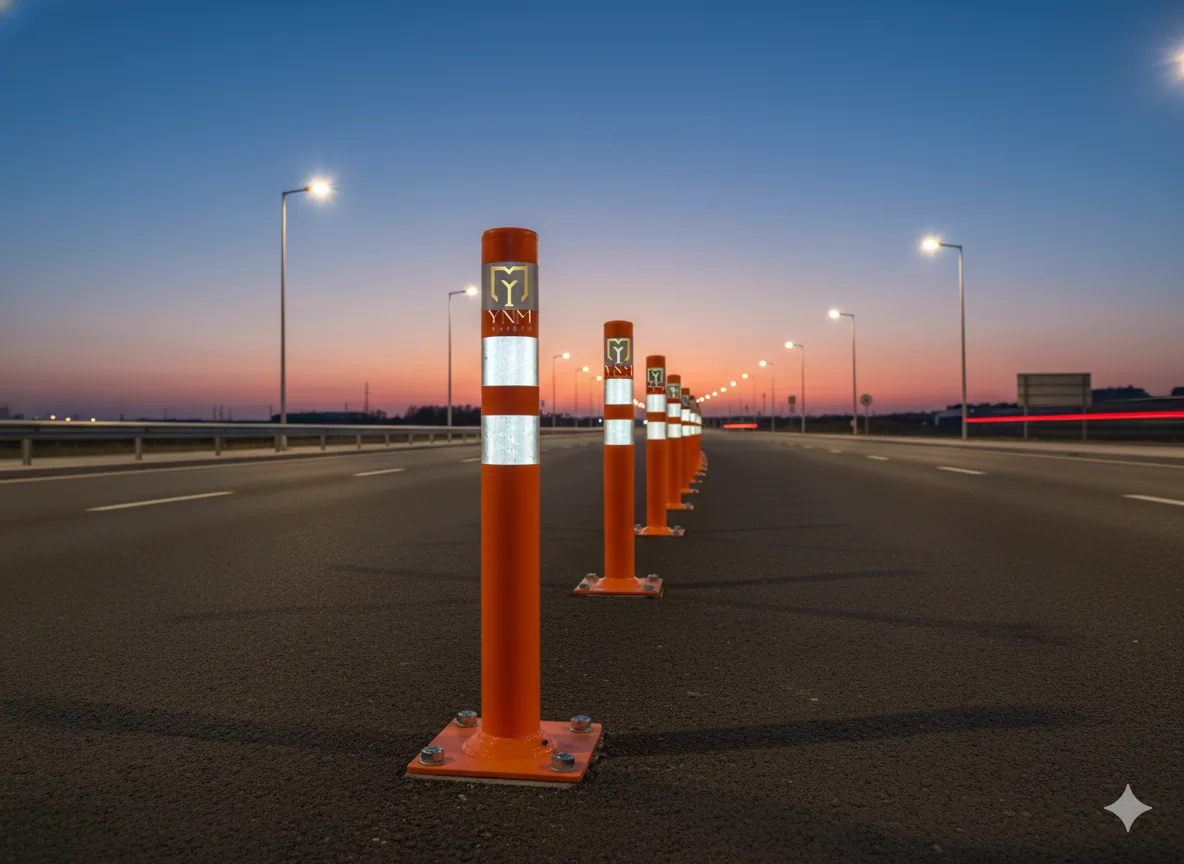 Spring Post And Flexible Post Manufacturers - YNM Safety Road Safety Furniture | Road Safety Equipment India