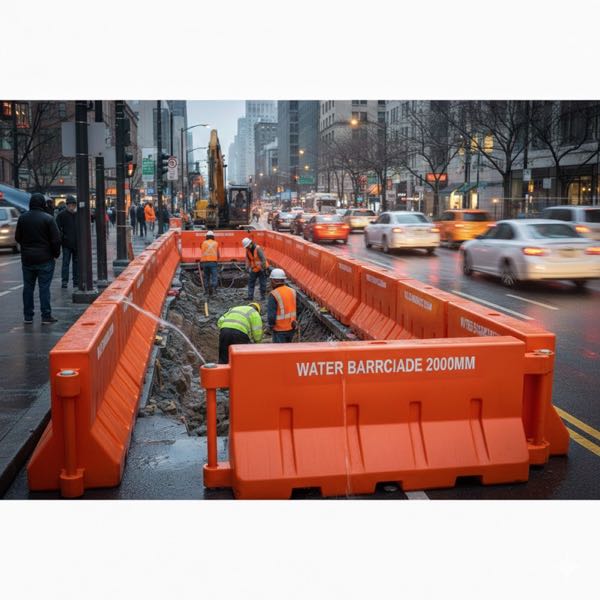 Water Barricade (2000 mm) - YNM Safety Road Safety Furniture | Road Safety Equipment India