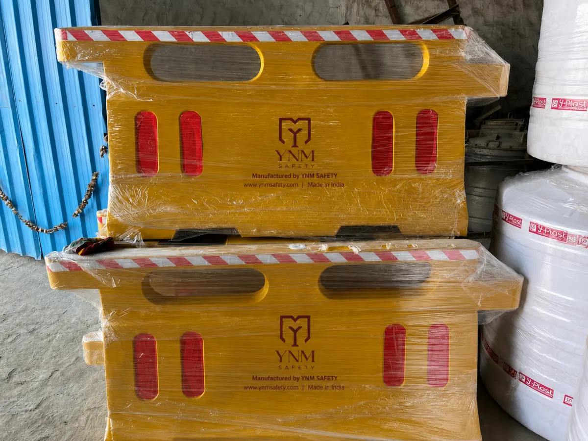 Water Barrier Manufacturers - YNM Safety Road Safety Furniture | Road Safety Equipment India