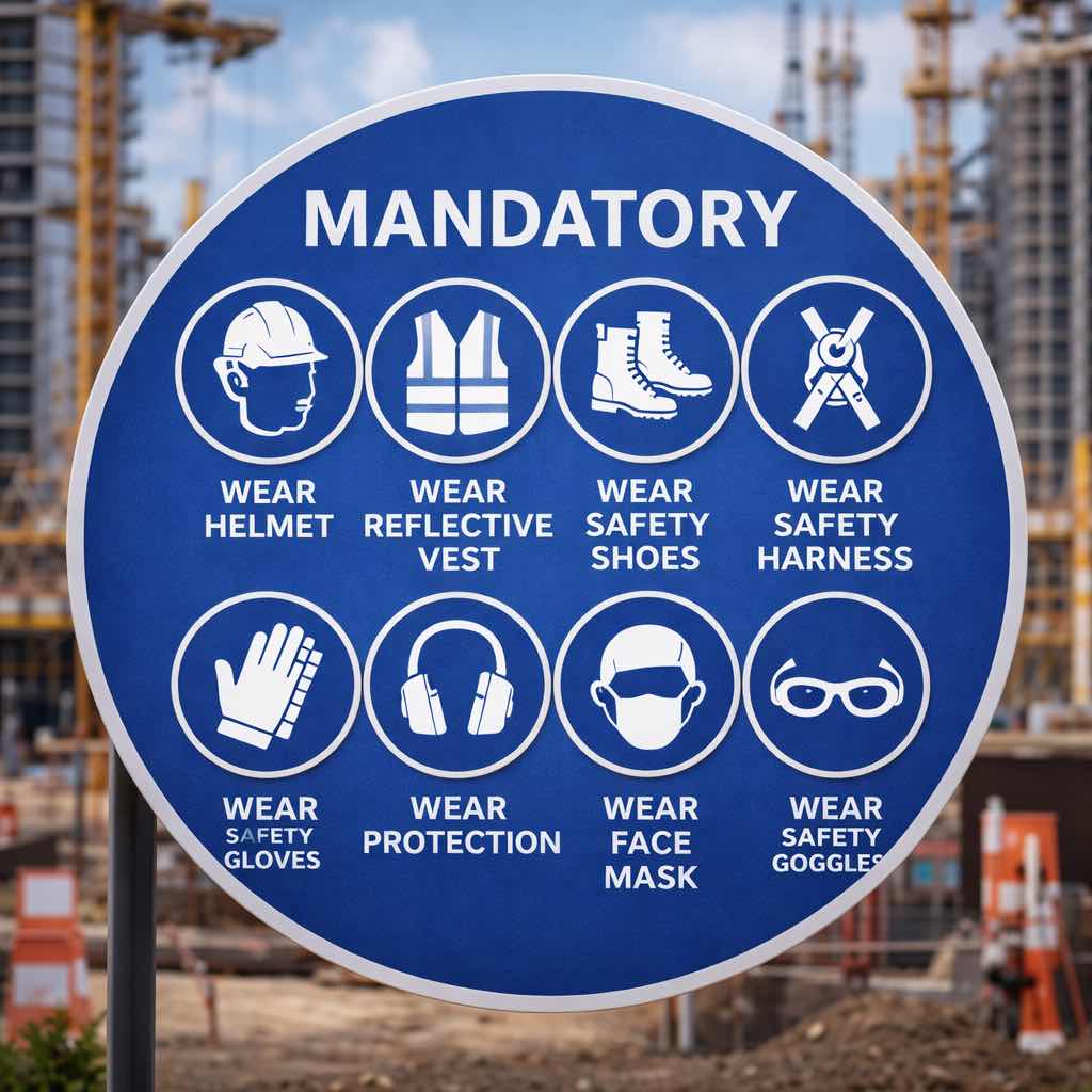 Mandatory Sign Board (Circular) - YNM Safety Products India