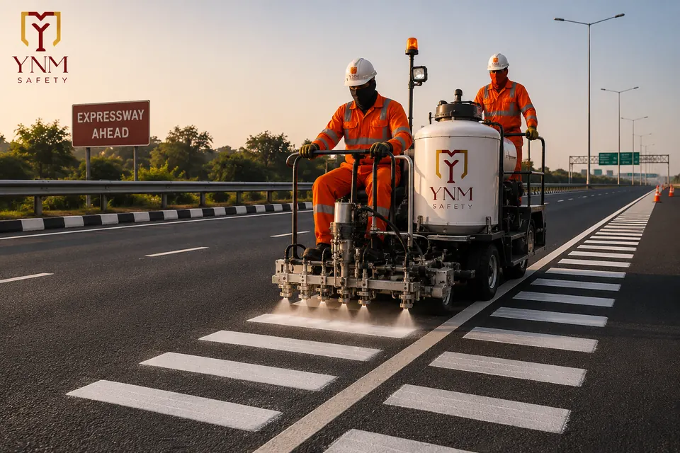 Expressway rumble strips profile marking paint — YNM Safety rumble strips marking paint manufacturers