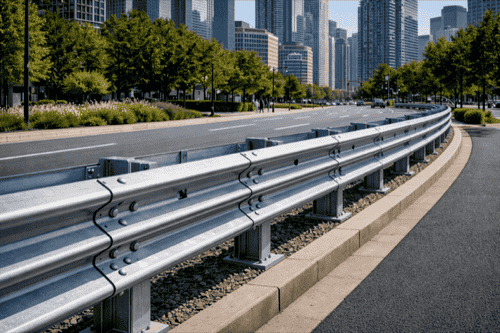 Thrie Beam Crash Barrier - YNM Safety | Hot Thermoplastic Paint Manufacturers India - Image 2